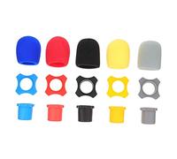 YARNOW 5 Juegos Cubierta de Micrófono Simple de Antiviento y Spray Micrófonos Disponibles Colores