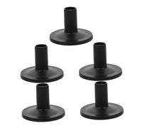 YARNOW 5 Piezas Accesorios De Reemplazo De Platillos Mangas Profesional Platillo De Manga De Tambor Cómoda Funda Para Platillos Musical Redondo Funda De Tubo De Platillo Negro El Plastico