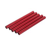 YARNOW 5 Piezas Conectores de Tubo para Reparación de Postes de Tienda de Campaña de Aluminio, en Color Rojo, Accesorios de Camping Portátiles para Reparación Rápida y Reemplazo en