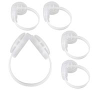 YARNOW 5 Piezas de Marco para Orejeras de Plástico Kit de Montaje para Orejeras DIY Base y Rejilla Interior Accesorios Uso Cómodo y Cálido