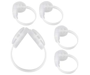 YARNOW 5 Piezas de Marco para Orejeras de Plástico Kit de Montaje para Orejeras DIY Base y Rejilla Interior Accesorios Uso Cómodo y Cálido