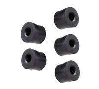 YARNOW 5 Piezas Juego De Llaves De Liberación De Agua Parachoques Y Gorra De Extremo Redondo Tapa Suministros De Trombón Extremo De Goma De Diapositivas De Trombón Caucho Negro