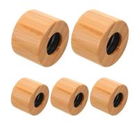 YARNOW 5 Piezas Tapón de Bambú 24/400 de Botella Aceite Esencial Gotero
