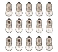 YARNOW 50 mini bombillas incandescentes: bombillas de repuesto con base de rosca para lámparas de laboratorio de física, linternas de estilo antiguo para experimentos de ciencias eléctricas.