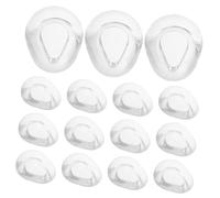 YARNOW 50 Piezas Almohadillas Nasales De Silicona Transparente Para Gafas Almohadillas Nasales Antideslizantes Blandas Unidades Reemplazo De Nasal Para Uso Diario