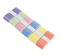 YARNOW 6 Cintas de Agarre Antideslizantes para Raqueta de Tenis y Bádminton Banda Absorbente de Sudor Colores Degradados Sobregrip Autoadhesivo para Mango Deportivo Compatibles y