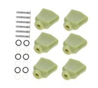 YARNOW 6 Juegos Tapa de Sintonizador de Guitarra de Manijas Resistentes para Afinadores de Cuerdas Accesorios para Guitarra Color Verde