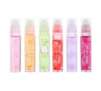 YARNOW 6 Piezas Bálsamo Labial Hidratante Portátil para Labios Secos y Agrietados, Brillo Transparente Efecto Protector Frío, Tamaño Adecuado para Bolsillos y Bolsos