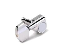 YARNOW 6 Piezas Cabezal de guitarra eléctrica sintonizadores guitarra electrica afinador de clavijas afinadores de con bloqueo es de sellados Plata