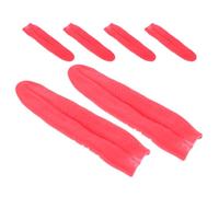 YARNOW 6 Piezas Lengua Falsa Realista Roja de Goma para Bromas y Halloween Diseño Único y Aspecto Aterrador para Uso en Exteriores y Día Inocentes