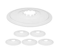 YARNOW 6 Piezas Protector de Rueda para Bicicleta, Protector de Radios de Bicicleta, Cubierta de ABS para Engranaje y Rueda, Ajuste Preciso, Fácil Instalación, Resistencia al Polvo