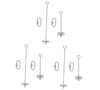 YARNOW 6 Piezas Tenedor Comida para Loros comedero pajaros Bird Feeder Juguetes para pájaros pequeños selecciones Frutas Aves Acero Inoxidable Tenedor Fruta Especial pájaro