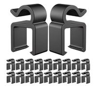 YARNOW 60 Unidades Organizador de Cables para Micrófono Clips Plásticos Ajustables para Soporte de Micrófono de Abrazadera para Gestión de Cables Estudios de Grabación