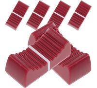 YARNOW 6piezas Capsulas del Fader del Mezclador Potenciómetro Deslizante Recto Perillas de Empuje Planas Repuesto para Deslizador de Potenciómetro Accesorio para Mezcladora