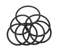 YARNOW 7 Anillos de Goma para Cuencos de Sonido Anillos Caucho para Cuencos de Meditación Set 2 Grandes 5 Pequeños Accesorios para Instrumentos Rituales Budistas