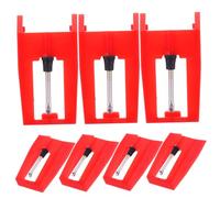 YARNOW 7 Piezas Agujas para Tocadiscos Reemplazo Preciso para Vinilo Instalación Fácil Tecnología Piezoeléctrica para Sonido Estable y Protección de Discos