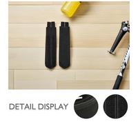 YARNOW 8 Correas Ajustables para Pedales de Bicicleta Negras de Nailon 8 Piezas Correas Aplicables para Ciclismo de Carretera y Montaña Accesorio Seguro para Pies Rutas y