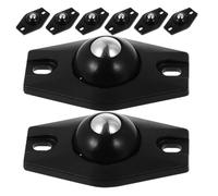 YARNOW 8 Ruedas Pequeñas Material Plástico y Acero Autoadhesivas Rotación de 360° para Muebles Ideales para Organización del Hogar y Limpieza