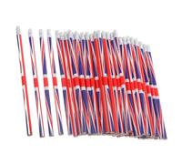 YARNOW 96 Piezas Lápices de Madera Natural con Banderas del Mundo, Multicolor, para Escribir y Dibujar, Útiles Escolares para Estudiantes y Actividades de Aprendizaje