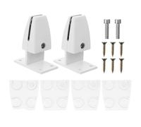 YARNOW Abrazadera Divisoria de Escritorio en T para Oficina, 2 Piezas Base Estable para Pantallas Verticales en Mesas de Despacho Color Aleatorio