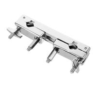 YARNOW Accesorio de tambor de percusión extensión tipo chocar platillo apoyo abrazadera de montaje del cencerro soporte de montaje de cencerro montaje de tambor Aleación de zinc Plata