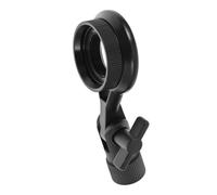 YARNOW accesorios de micrófono choque acortar espuma apoyo clip de micrófono duradero soporte de micrófono para el hogar soporte de micrófono universal pinza para microfono planchar Negro