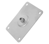 YARNOW Accesorios De Montaje Almohadilla De Práctica De Bombo Base De Pedestal Para Base Del Asiento Del Pad De Batería De Práctica Placa De Montaje Pad De Caja Plata Metal