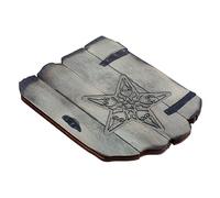 YARNOW Adornos de Puerta de Cuento de Hadas Decoración Creativa para Jardín Estatua de Hada Artesanal de Madera Adorno de Puerta para Árbol de Jardín