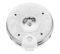 YARNOW Afinador Cromático de 13 Tonos para Guitarra Eléctrica, Violín, Redondo Plateado, Compacto y Portátil, Accesorio Musical Preciso para Músicos E Instructores