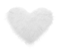 YARNOW Alfombra Superficie Cómoda y Duradera en Forma de Corazón de Felpa para Exhibición de Uñas Adecuado para Fotografía y Transmisión en Vivo