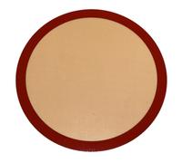 YARNOW Almohadilla Antiadherente Color Aleatorio de Silicona para Hornear Redonda de 10 Pulgadas, Esterilla Fácil de Limpiar para Horno, Microondas y Freidora de Aire