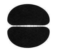 YARNOW Almohadillas Antideslizantes para Zapatos de Tacón Alto, Autoadhesivas de Silicona y Malla, Protección y Seguridad al Caminar, Par Negro