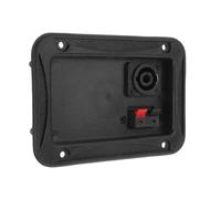 YARNOW Altavoces de escenario y tablero de cable conectores de terminales de altavoz suministro de escenario conector de alambre de altavoces puesta en escena negro Black