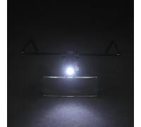 YARNOW Anteojos Lupa Aumento 1.5X 2.5X 3.5X con Luz LED Material Hierro y para Reparación de Circuitos y Relojes para Trabajos de y