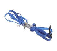 YARNOW Arnés Ajustable para Tortuga y Hámster Correa Azul de Material Sintético Suave Que No Daña la Piel para Entrenamiento y Paseo Seguro