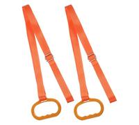 YARNOW Arnés de Arrastre Ajustable Naranja para Ciervos 2 Piezas con Sistema Autoblocante y Correa Resistente para Caza y Transporte al Aire Libre