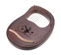 YARNOW Arpa de Madera y Agarre Cómodo de 16 Tonos Bordes Suaves Instrumento Musical para Obsequio de Vacaciones