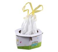 YARNOW Asiento de Inodoro Portátil para Bolsas Desechables Silla de Orinal Plegable para Entrenamiento de Baño Camping y