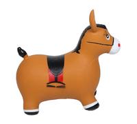 YARNOW Aumentar y Espesar al Caballo de Salto Juguete para Montar a Caballo para pequeños Burro Inflable Caballo montable para de polivinilo Marrón Claro