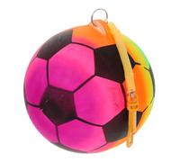 YARNOW Balón De Fútbol Inflable con Manija y Cuerda Elástica para Actividades Jardín y Educación Infantil Ligero y Rebotante para Niño Niña Pequeños