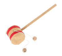 YARNOW Bambú Niño Instrumento Percusión Chino Musical Bebe Tambores Sonajero Mano Sonajeros Madera Niño Tambores Tradicional Chinos