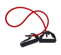 YARNOW Bandas de Resistencia con Asa para Ejercicios de Estiramiento y Yoga, Goma Roja Suave y Extremadamente Elástica, Paquete de 2 Piezas para Entrenamiento Personal en Sala de Yoga
