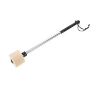 YARNOW Baquetas de Bombo Cabeza de Fieltro de Lana, Maza Ligera y Mango Ergonómico, Accesorio de Acero Inoxidable para Batería y Percusión en Prácticas Musicales