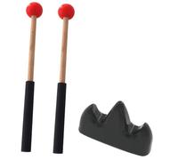 YARNOW Baquetas Etéreas Para De Lengüeta Con Soporte Accesorio De Percusión Instrumento Musical Baquetas Prácticas Para Instrumentos Musicales