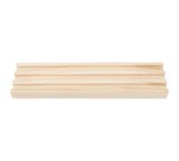 YARNOW Bastidor de Dominó de Madera Base Antideslizante 25.5 X 6.5 X 1.8 CM para Juegos de Mesa y Manualidades, Adecuado para Jugadores Adultos