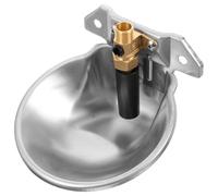 YARNOW Bebedero Automático para Ganado con Cuenco de Plástico Seguro y Borde Redondo Resistente y Fácil de Limpiar para Vacas Ovejas Cerdos y Caballos Granjas