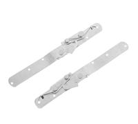 YARNOW Bisagras Plegables de Acero Galvanizado para Sofá Cama y Sofá, Ajuste de Ángulo Preciso y Optimización de Espacio, Color Plata, Paquete de 2 Piezas para Descanso y Entretenimiento