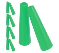 YARNOW Bobinadoras de Hilo para Bordar de Plástico Verde Diseño Cónico y Resistencia al Desgaste para Gestión en Líneas de Producción Textil de Alta Velocidad, Pack de 10 Piezas