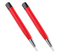 YARNOW Bolígrafo Barredor de Reloj Rojo de Nylon para Limpieza y Pulido, 2 Piezas, Adecuado para Kit Reparación y Mantenimiento de Relojes