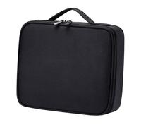 YARNOW Bolsa de Almacenamiento Portátil Negra para Efectos de Audio Organizador Multiusos y Protector Prueba de Golpes para Usar Conciertos o Estudios de Grabación